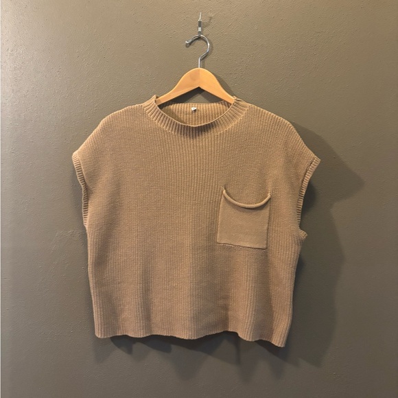 Casual Tan Knit Set - Picture 4 of 5